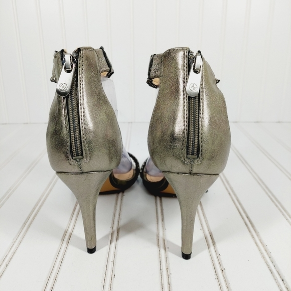 NEW Adrienne Vittadini Gracy Jeweled High Heel Ankle Strap Dress Sandals I784 - Picture 6 of 11